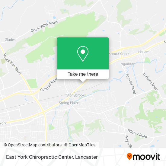 Mapa de East York Chiropractic Center