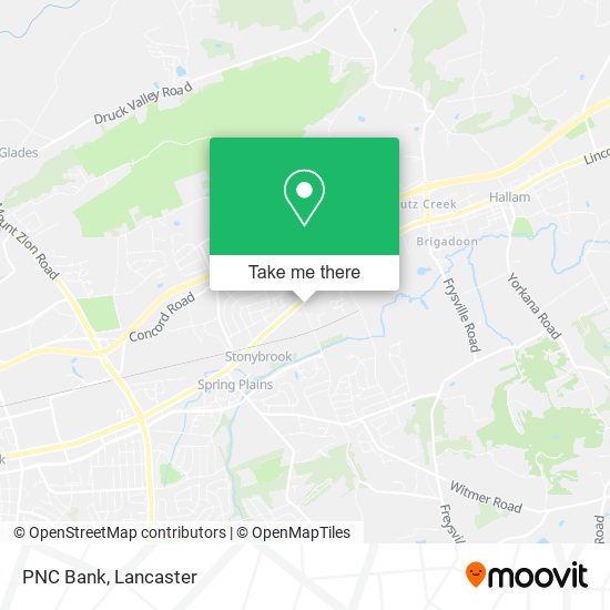 PNC Bank map