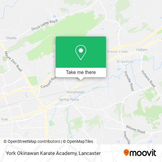 Mapa de York Okinawan Karate Academy