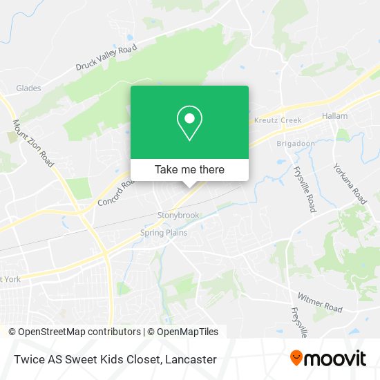 Mapa de Twice AS Sweet Kids Closet