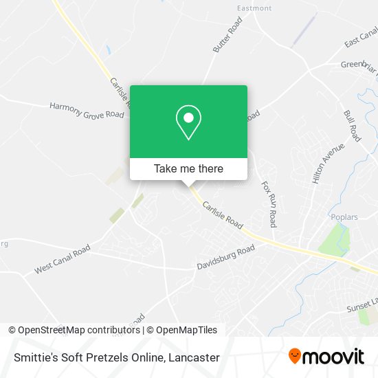 Smittie's Soft Pretzels Online map