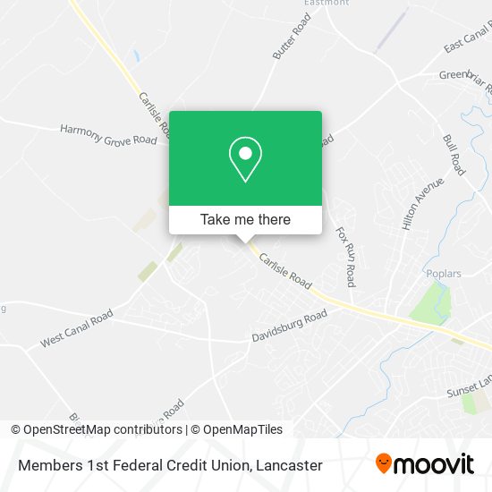 Members 1st Federal Credit Union map