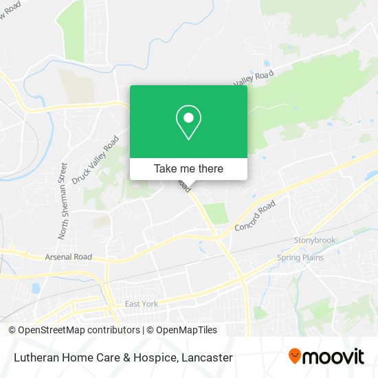 Lutheran Home Care & Hospice map