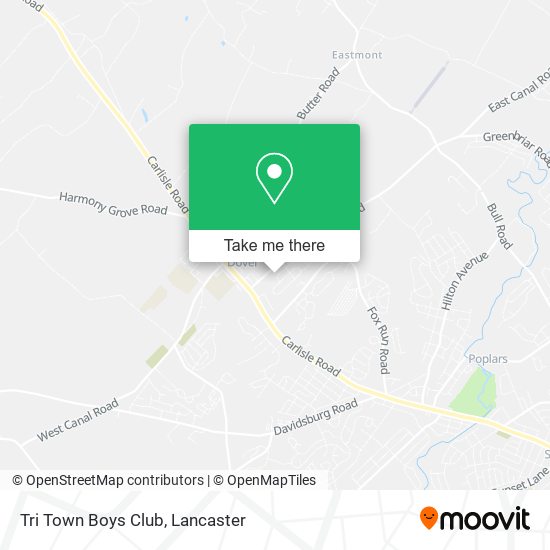 Tri Town Boys Club map