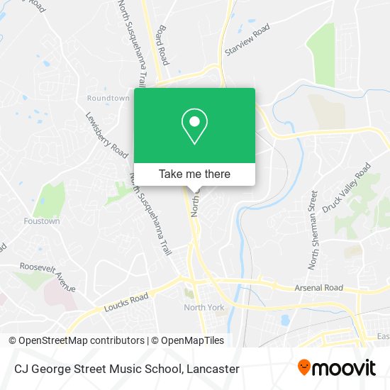 Mapa de CJ George Street Music School