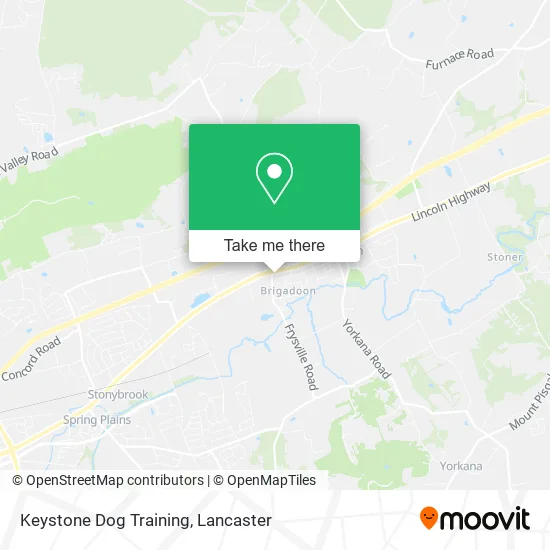 Keystone Dog Training map