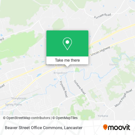 Beaver Street Office Commons map