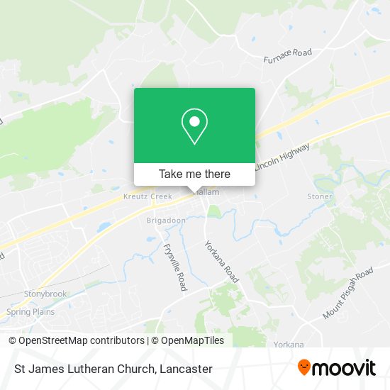 St James Lutheran Church map