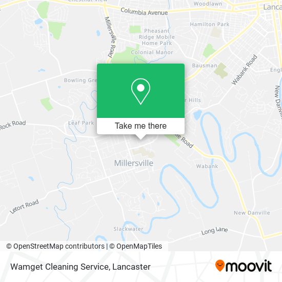 Mapa de Wamget Cleaning Service