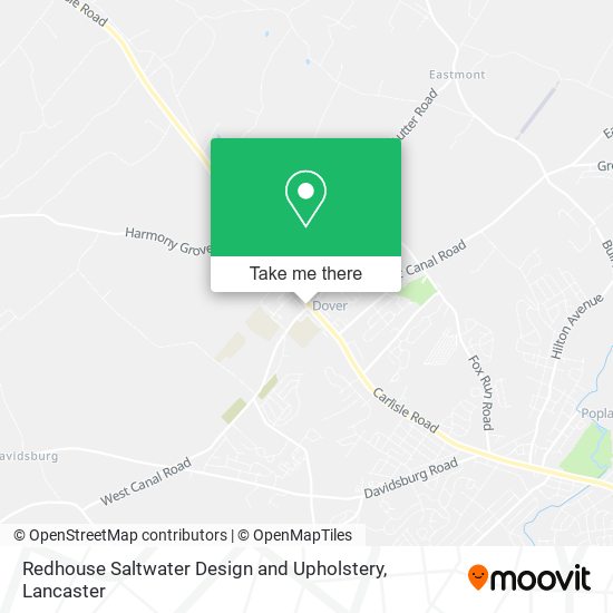 Redhouse Saltwater Design and Upholstery map