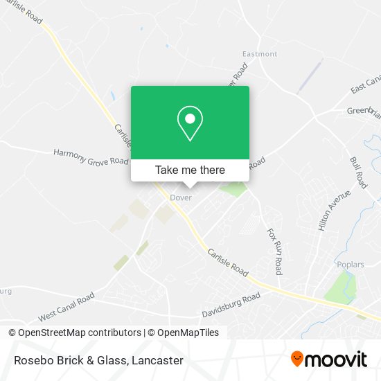 Mapa de Rosebo Brick & Glass