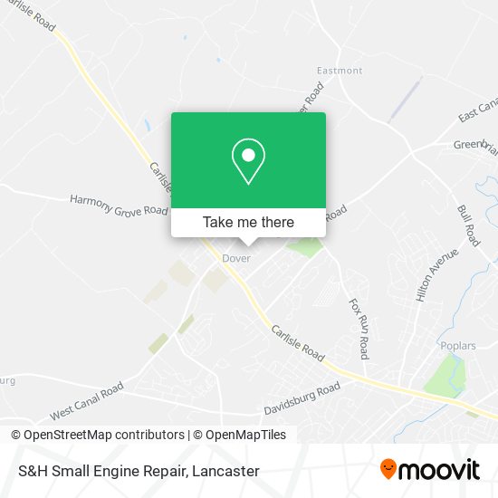 Mapa de S&H Small Engine Repair