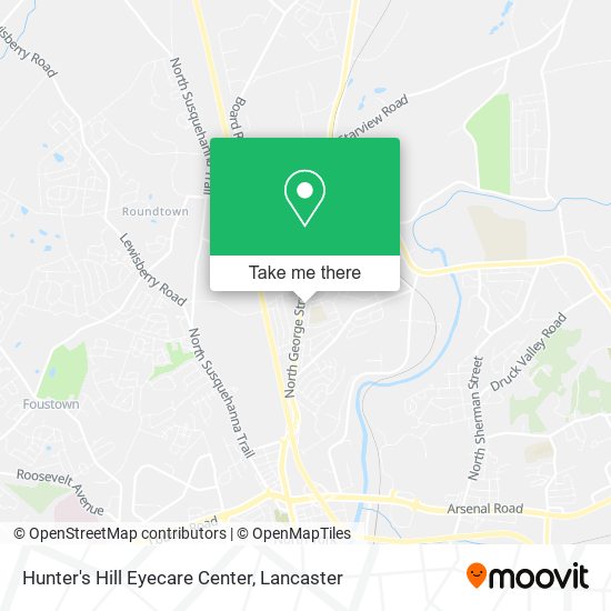 Mapa de Hunter's Hill Eyecare Center
