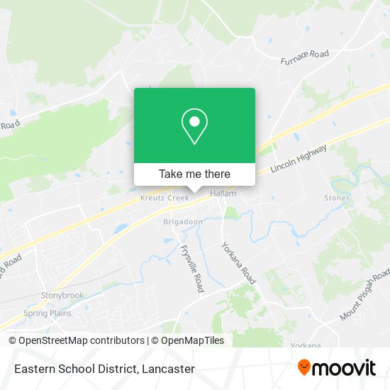 Eastern School District map