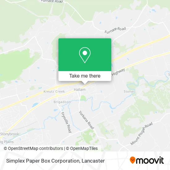 Simplex Paper Box Corporation map