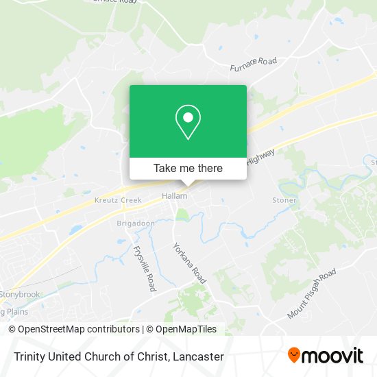 Trinity United Church of Christ map