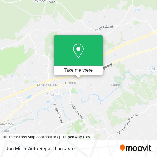 Mapa de Jon Miller Auto Repair