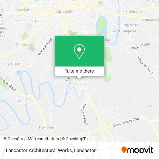 Lancaster Architectural Works map