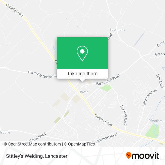 Stitley's Welding map