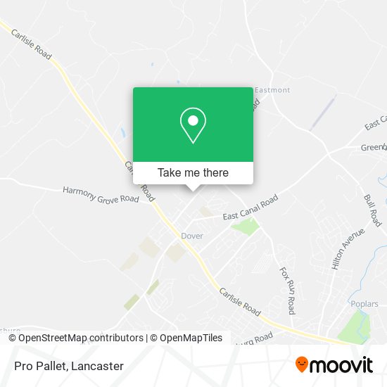 Mapa de Pro Pallet