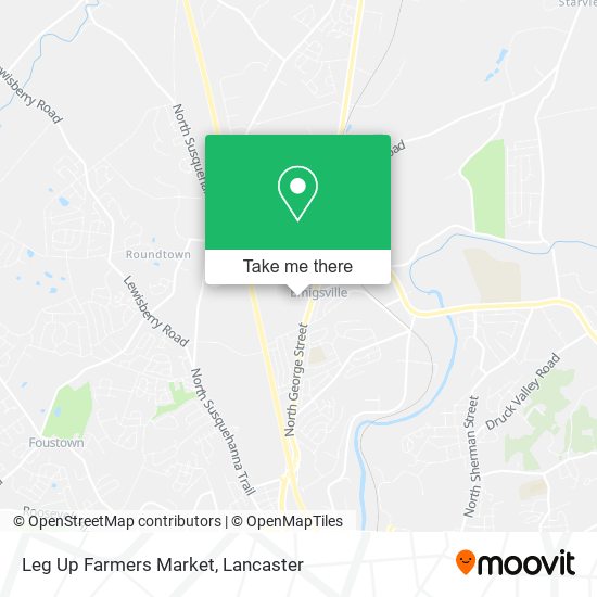 Leg Up Farmers Market map