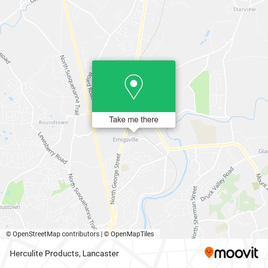 Herculite Products map