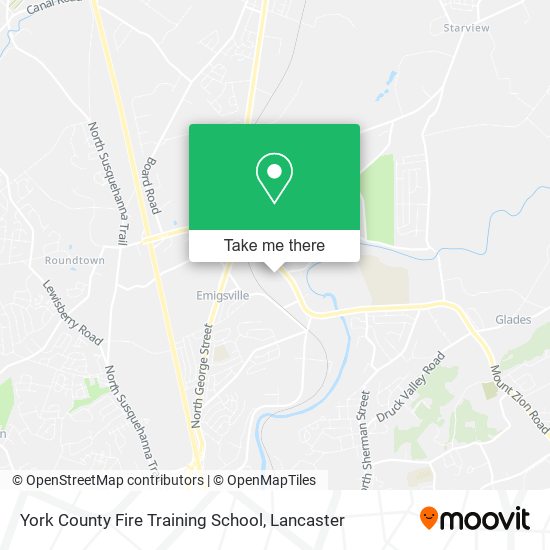 Mapa de York County Fire Training School