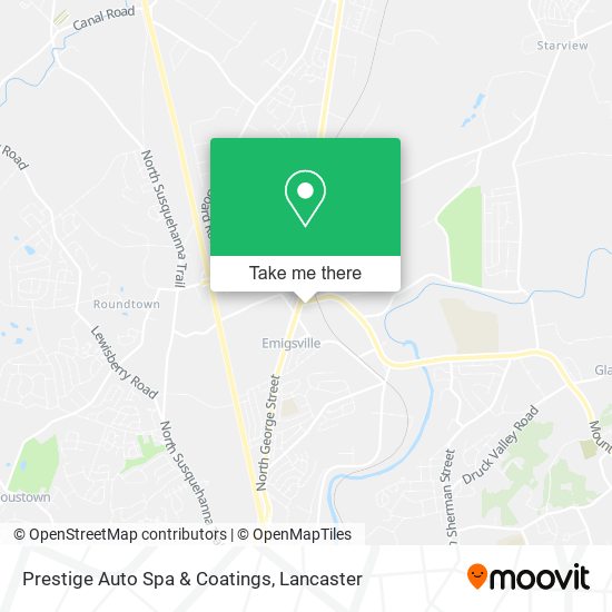 Mapa de Prestige Auto Spa & Coatings