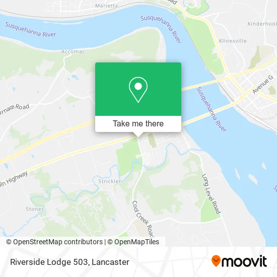 Riverside Lodge 503 map