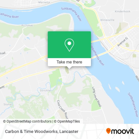 Carbon & Time Woodworks map