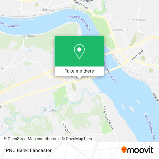 PNC Bank map