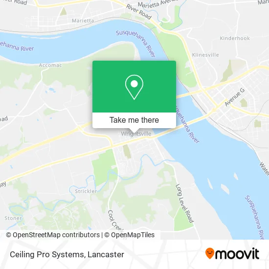 Ceiling Pro Systems map