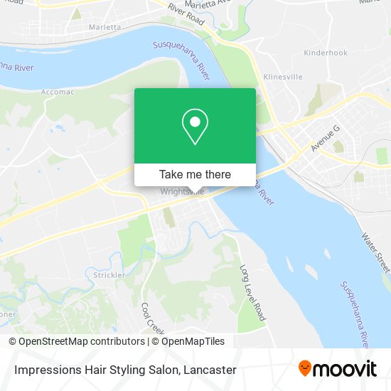 Impressions Hair Styling Salon map