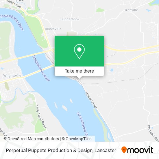 Mapa de Perpetual Puppets Production & Design