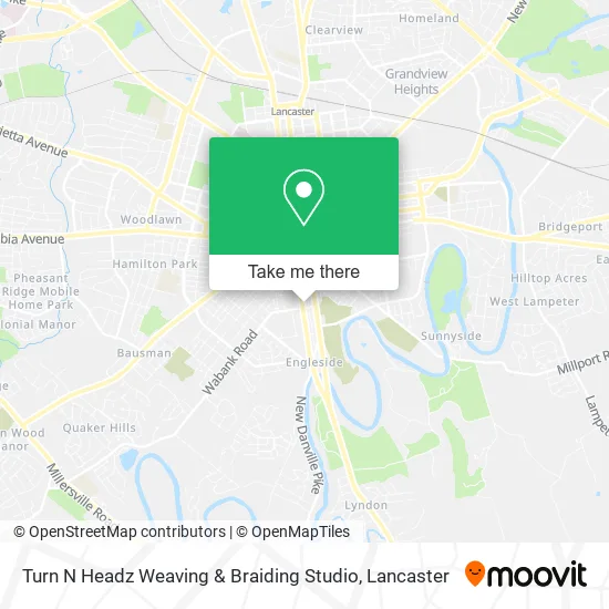 Mapa de Turn N Headz Weaving & Braiding Studio