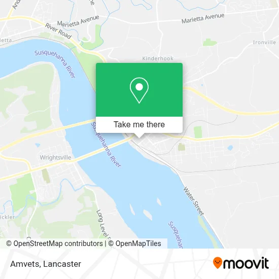 Amvets map
