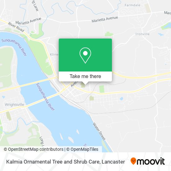 Kalmia Ornamental Tree and Shrub Care map