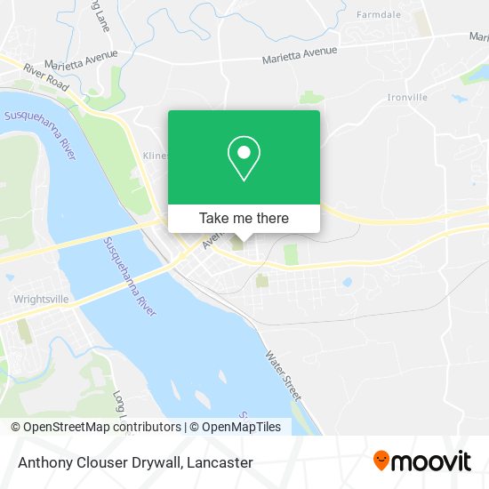 Anthony Clouser Drywall map