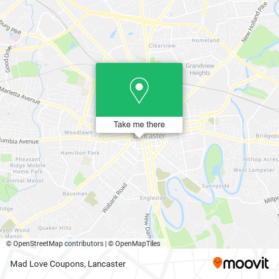 Mapa de Mad Love Coupons