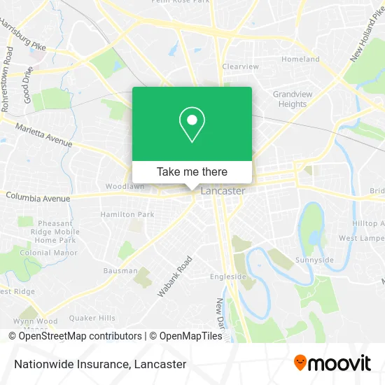 Nationwide Insurance map