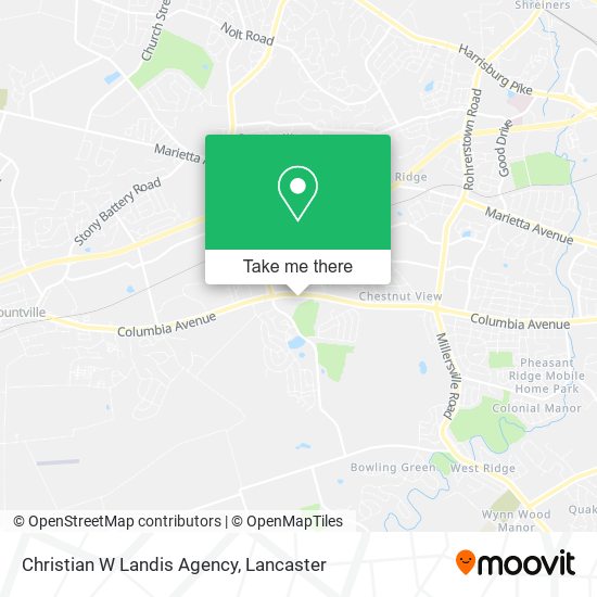 Mapa de Christian W Landis Agency