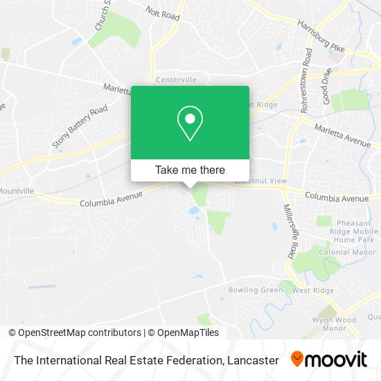 Mapa de The International Real Estate Federation
