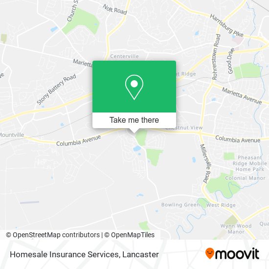 Homesale Insurance Services map