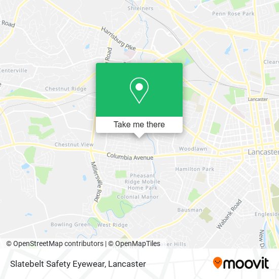 Mapa de Slatebelt Safety Eyewear