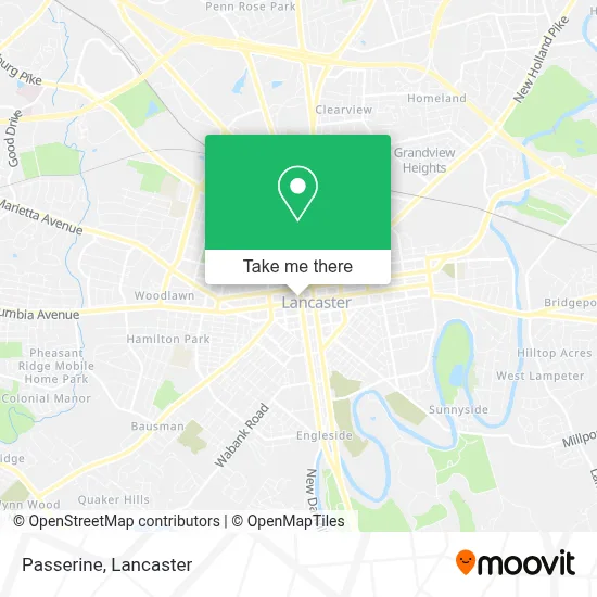Passerine map
