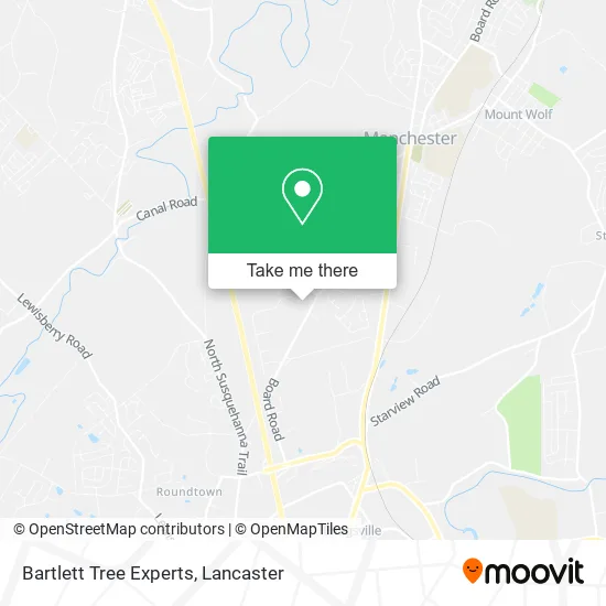 Bartlett Tree Experts map