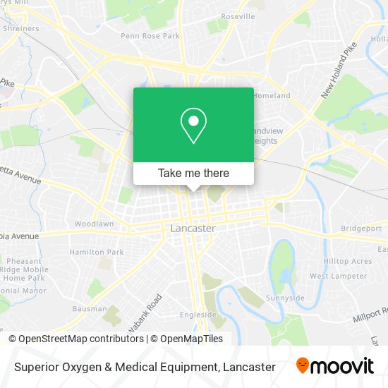 Superior Oxygen & Medical Equipment map