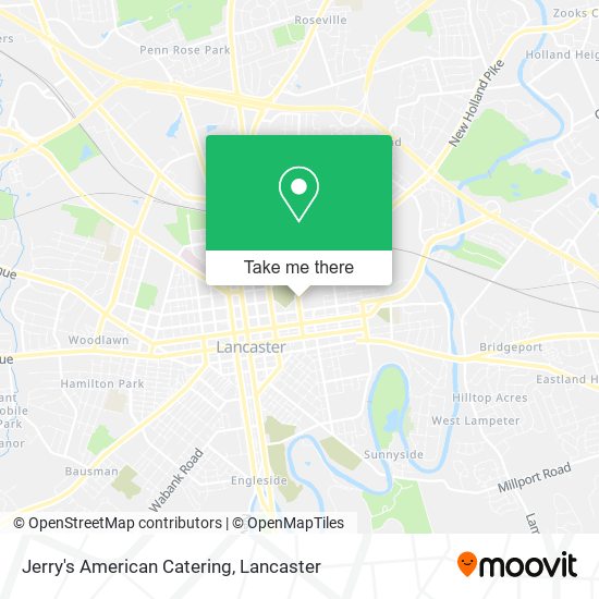 Mapa de Jerry's American Catering