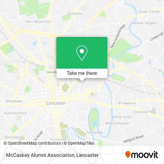 McCaskey Alumni Association map