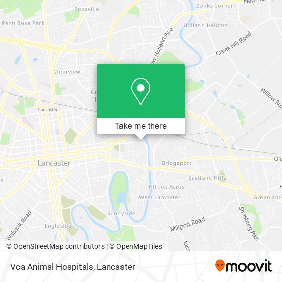 Vca Animal Hospitals map